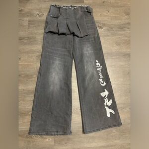 NWOT Dolls Kill x Naruto Ninja Academy Elite Wide Leg Pants